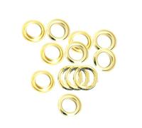 Trimming Shop 14mm Laiton Oeillets avec Rondelles, Durable & Rouille - Preuve Passages pour DIY Projets, Arts & Loisirs Créatifs, Livres, Vêtements Décoration (Doré, 100pcs)