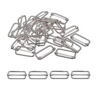 Trimming Shop 38 mm Argenté Boucle Coulissante Triglide Métal Ajustable, Durable Et Légère, Pour Bretelles, Sacs à Dos, Sangles De Fermeture, Colliers Pour Animaux Et Accessoires De Sac, Lot De 25