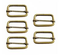 Trimming Shop 38 mm Bronze Boucle Coulissante Triglide Métal Ajustable, Durable Et Légère, Pour Bretelles, Sacs à Dos, Sangles De Fermeture, Colliers Pour Animaux Et Accessoires De Sac, Lot De 5