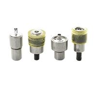 Trimming Shop 4-Part Bouton-Pression Outil de Pose Ensemble de Moules pour 15mm Clous - Compatible avec Bleu Universel Presse à Main Machine