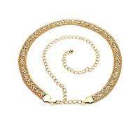 Trimming Shop 48" Long Doré Strass/Diamant Strass Clouté Taille Ceinture Chaîne Cristaux Ceinture Réglable Femme Robes, Toge, one piece, Fille Mode Bijou
