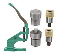 Trimming Shop 9,5mm Jersey Capuchon De Pression Poppers Attaches Goujons À Presser Ensemble D'outils avec Kam Green Machine Universelle pour Bavoirs, Artisanat en Cuir, Réparation