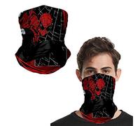 Trimming Shop Bandana multifonction avec bande d'oreille - Protection contre la poussière - Réutilisable - Pour vélo, moto, Spiderman