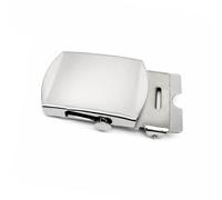 Trimming Shop Boucle de Ceinture pour Hommes et Femmes - Boucle de Ceinture de Style Militaire avec Fermeture sécurisée - Fermoir en métal pour Sangles et Ceintures en Toile (25 mm, Argent, 2 pièces)