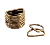 Trimming Shop Boucles durables en métal Non soudé pour Sac à Main, Sangle en Toile, Sac à Main, Colliers pour Chiens, Ceintures, projets de Bricolage, 25 mm, Laiton Antique, 10 pièces