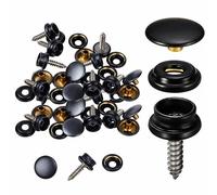 Trimming Shop Boutons de Pression à vis 15 mm, 3 pièces, durables, pour auvent, Toile, Tissu, qualité Marine, Bois, Couverture de Bateau, Maroquinerie à Faire soi-même, Bronze, 10 pièces