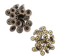 Trimming Shop Bronze 17mm Métal Jeans Boutons Tack Éléments de Fixation avec Dos Broche pour Tissu Réparation, Demins, Vestes - 20, Jeans Buttons ONLY