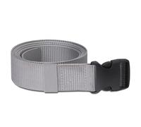 Trimming Shop Ceinture en Toile de Nylon de Style Militaire, 3,8 cm avec Boucle en Plastique à dégagement Rapide, Ceinture de Combat pour Pantalon Cargo, Sports de Plein air, Gris, Taille Unique