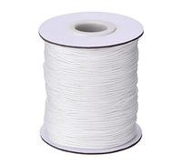 Trimming Shop Cordon en nylon tressé blanc de 2 mm de large pour la fabrication d'engrenages, accessoires de bricolage, plantes de jardinage et travaux manuels, store d'ombrage en aluminium, 1 m