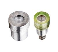 Trimming Shop Double Capuchon Rivets Cadre Matrices pour Universel Vert Main Machine à Presse DIY Projets, Travail du Cuir,Faisant Sac à Main, Réparation & Couture Vêtements, 8mm