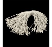 Trimming Shop Étiquette Volante en Coton de 7 Pouces avec étiquettes verrouillables, Attache à Pression, Attaches sécurisées pour étiquettes de Prix, vêtements de Mode, vêtements, Beige, 500 pièces