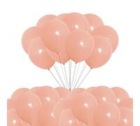 Trimming Shop Helium-Grade Latex Ballons pour Anniversaire, Anniversaire, Enfants Fête Supply, Bébé Douche, Noël, Spécial Événement Décorations - Pastel Orange, 100pcs