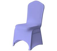 Trimming Shop Housses de Chaise Extensibles en Spandex Housse de Chaise de Salle à Manger Amovible Lavable, élastiquée, Lavable et élastique, Lavande, 1pc