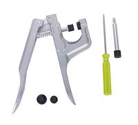 Trimming Shop Kam Snaps Pince à installer T3, T5 et T8 pour la couture, les travaux manuels, les bavoirs, les couches et les vêtements en laine Argenté