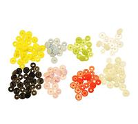 Trimming Shop Kam Snaps T3 (Taille 16) Bouton Clou Fermetures Snap Attaches en 8 Couleurs (160 Pièces) - 10.7mm