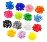 Trimming Shop Kam Snaps T5 (Taille 20) Bouton Clou Fermetures Snap Attaches en 20 Couleurs (440 Pièces) - 12mm