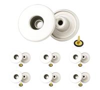 Trimming Shop Laiton Jeans Boutons Tack Éléments de Fixation Avec Arrière Broche Jean Rechange Pour Réparation Vêtements, Vestes, Femmes Jupes, DIY Loisirs Créatifs (14mm, Argent)