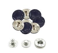 Trimming Shop Lot de 10 Boutons Pression à Ressort en Forme de S 15 mm en 4 Parties, durables et légers, Jeans, Maroquinerie, Sangles et projets de Couture, réparation de vêtements