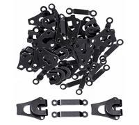 Trimming Shop Lot de 10 Pantalons, Jupes et Articles d'artisanat en Bronze à Coudre de 9 mm à Crochet et Barre