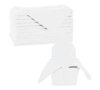 Trimming Shop Lot de 10 Serviettes de Table en Coton et Polyester Blanc pour la Maison, Serviettes de Table de 20 Pouces avec Bords ourlés pour dîner, Mariage, Banquet, fête, événements, légères