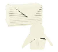 Trimming Shop Lot de 10 Serviettes de Table en Coton et Polyester Ivoire pour la Maison, Serviettes de Table de 20 Pouces avec Bords ourlés pour dîner, Mariage, Banquet, fête, événements