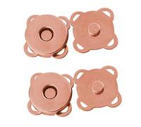 Trimming Shop Lot de 2 Boutons-Pression magnétiques en métal - Accessoire de Couture pour Bricolage, vêtements, travaux manuels, Sacs à Main, Vestes, Sacs à Main (18 mm, Or Rose, 2 pièces)
