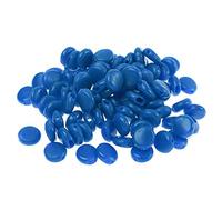 Trimming Shop Lot de 20 bouchons de cordon en silicone antidérapants et durables pour cordon de serrage élastique 9,5 mm Bleu