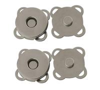 Trimming Shop Lot de 20 fermoirs magnétiques à coudre en forme de fleur pour artisanat du cuir, boutons-pression légers en 2 parties pour couture, sacs, réparation de vêtements, travaux manuels et