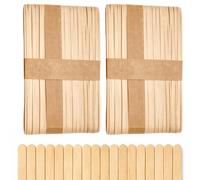 Trimming Shop Lot de 200 bâtons de sucettes de 15 cm en Bois, bâtons de sucettes pour la Maison et l'école, bâtons de Glace en Bois, Parfaits pour Les