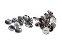 Trimming Shop Lot de 50 boutons vierges de 11 mm pour loisirs créatifs, réparation, couture, décoration de vêtements