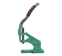 Trimming Shop Machine à presse manuelle verte avec poignée en mousse, œillets, rivets et œillets pour bricolage, maroquinerie, vêtements