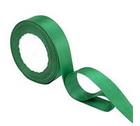 Trimming Shop Rouleau de ruban vert bouteille 23 mm x 25 m - Satin double face coloré - 100% polyester - Pour emballage cadeau, décoration, arts et travaux manuels - Lavable en machine