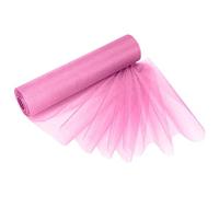 Trimming Shop Rouleau d'organza transparent à paillettes - 25 m x 29 cm - Nœuds de chaise, chemins de table, accessoires de robe, fournitures d'artisanat pour rubans, cadeaux de fête, décoration de