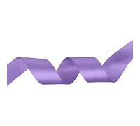Trimming Shop Rouleaux de Ruban de Satin Double Face en Polyester pour Tissu, Loisirs créatifs, nœuds pour Cheveux, Emballage Violet 50 mm x 25 m