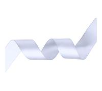 Trimming Shop Ruban de Satin Double Face en Polyester pour Tissu, Loisirs créatifs, nœuds pour Cheveux, Emballage Brume Lilas 15 mm x 10 m