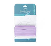 Trimming Shop Ruban gros-grain lavande 10 mm x 10 m - Ruban en polyester côtelé durable pour emballage cadeau, décoration de gâteaux, nœuds pour cheveux, couture, artisanat et emballage