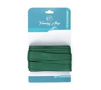Trimming Shop Ruban gros-grain vert forêt de 15 mm de long et 10 m de long en polyester épais pour décoration de gâteau, emballage cadeau, emballage cadeau, bricolage, couronne, nœuds pour cheveux,