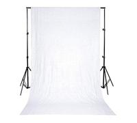 Trimming Shop Toile de fond à paillettes blanches de 1,2 x 2,1 m pour photographie - Toile de fond pour studio photo - Pour anniversaire, mariage, réception, fête, décoration de Noël