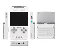 TRIMUI Brick Console de Jeu Portable, écran IPS de 3.2", 20000+ Jeux rétro avec Système Linux Open Source, Carte TF 64GB, Batterie 3000 mAh(White,128)