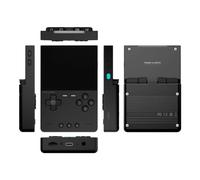 TRIMUI Brick Console de jeu rétro portable IPS 8,1 cm avec éclairage RVB, plaque arrière en métal, Wi-Fi multijoueur - Noir, pas de jeux