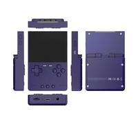 TRIMUI Brick Console de jeu rétro portable IPS 8,1 cm avec éclairage RVB, plaque arrière en métal, Wi-Fi multijoueur - Violet, 64 Go