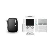 TRIMUI - Console de jeux rétro avec sac de rangement, bâton de jeu rétro Brick Pro avec écran IPS de 3,2", éclairage RVB, multijoueur Wi-Fi, console de jeu pour adultes et adolescents - Blanc, 64 Go