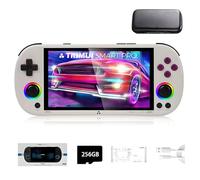 TRIMUI SMART PRO Console de Jeu Portable Avec Carte SD 256 Go, 14300 Jeux, Processeur Linux A133P, Écran 12,7 cm, Rétro, Cadeau Pour Garçons et Filles - Avec Étui