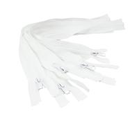 Trimz Fermeture éclair, blanc, 60 cm