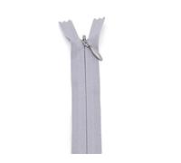 Trimz Fermeture Éclair invisible réglable Gris 60 cm