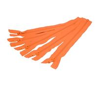 Trimz Fermeture éclair, orange fluo, 60 cm