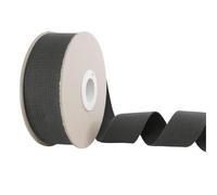 Trimz Sangle en coton, anthracite, 25 mm