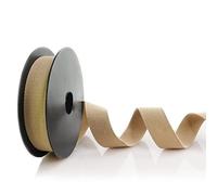 Trimz Sangle en Coton très résistante, Beige, 25mm x 5m