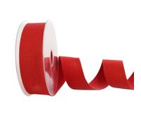 Trimz Sangle en coton, rouge, 40 mm