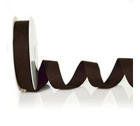 Trimz Sangle en coton très résistante Marron 25 mm x 5 m